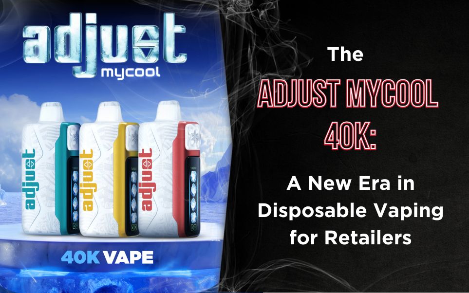 The new Adjust MyCool 40K: A New Era in Disposable Vaping for Retailers