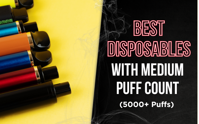 The Best Disposables with Medium Puff Count (5000+ Puffs)
